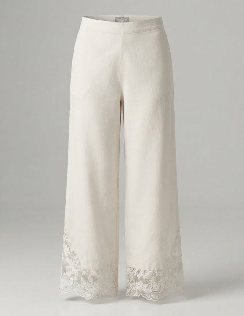 Linen Lace Pants