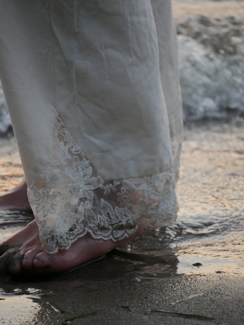 Linen Lace Pants